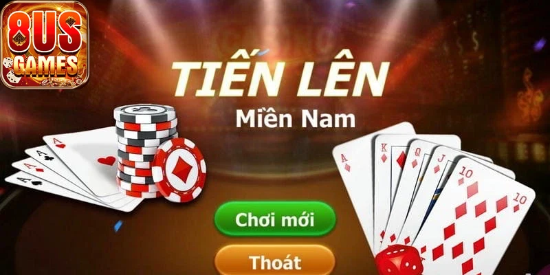 Giao diện tiến lên miền nam 8us thân thiện, dễ sử dụng cho mọi người.